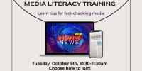 Media Literacy Training Workshop: Learn to Spot Misinformation Online